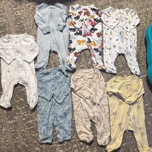 Carters Footie Sleepers Bundle - All size 3 months